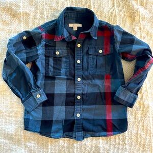 Burberry boys 6y button button down shirt